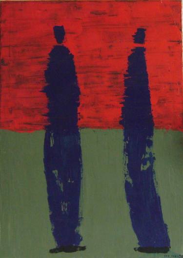 Original Abstract People Paintings by Meneer Stilfanti