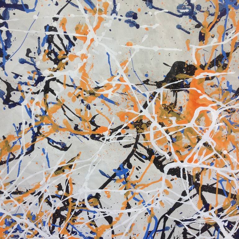 Original Abstract Expressionism Abstract Painting by Meneer Stilfanti