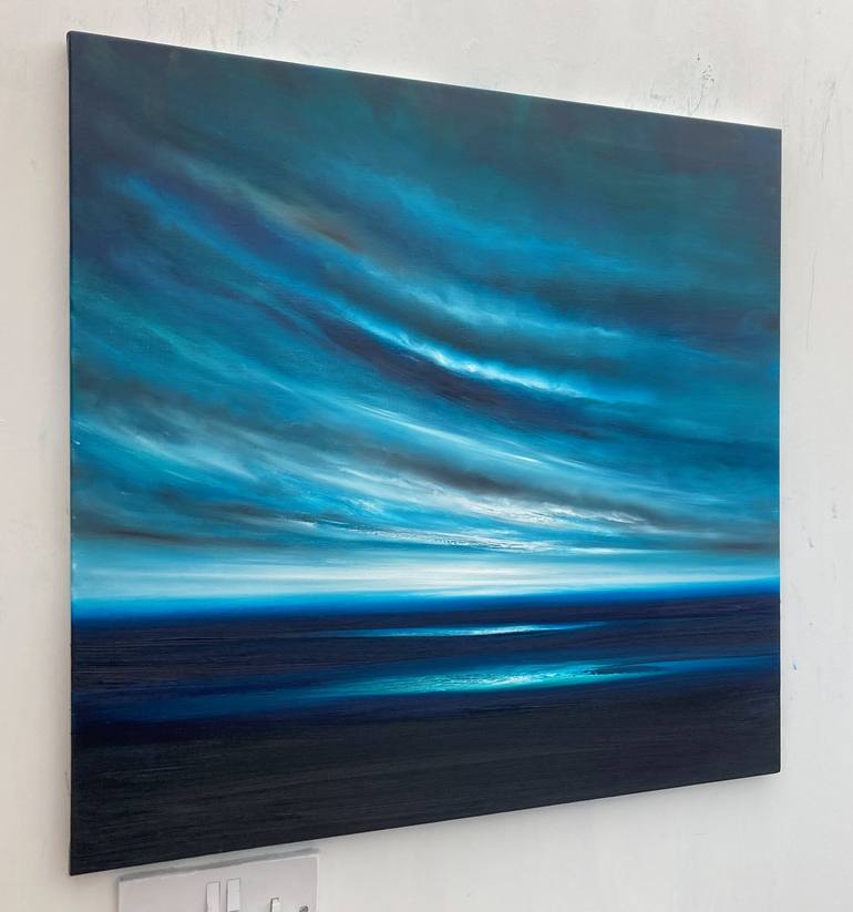 Original Abstract Seascape Painting by Julia Everett