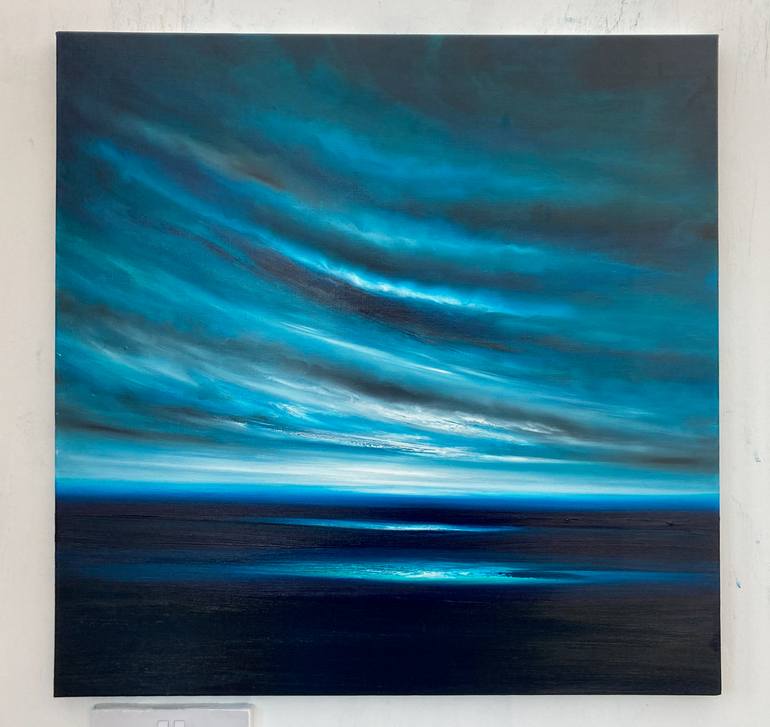 Original Abstract Seascape Painting by Julia Everett