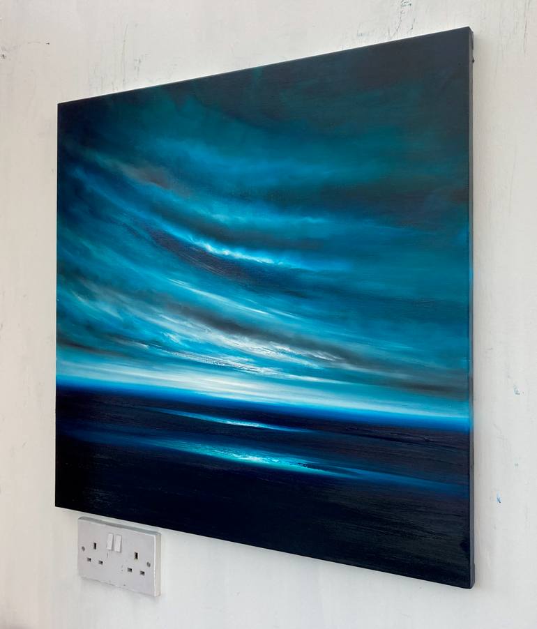 Original Abstract Seascape Painting by Julia Everett
