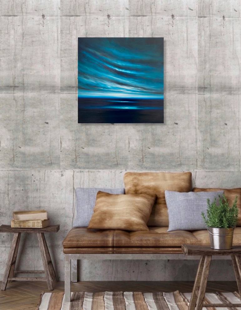 Original Abstract Seascape Painting by Julia Everett