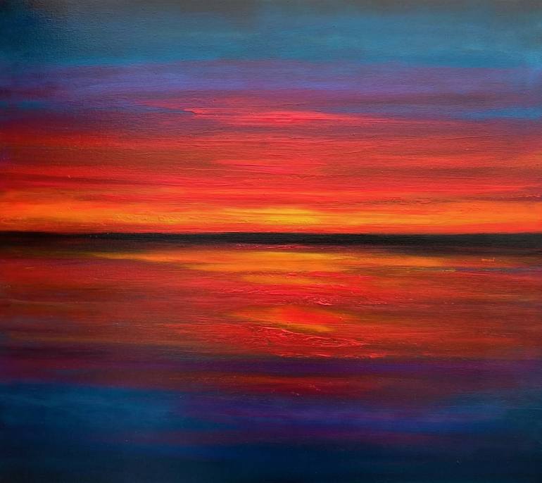 Original Abstract Seascape Paintings by Julia Everett
