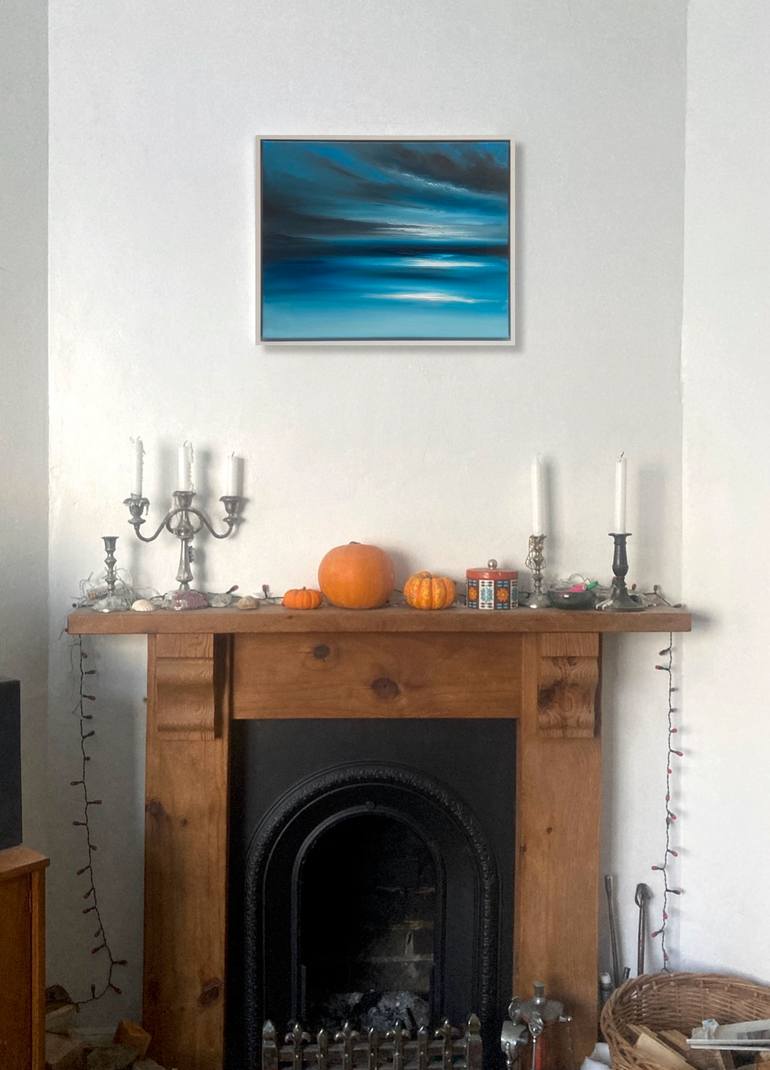 Original Abstract Seascape Painting by Julia Everett