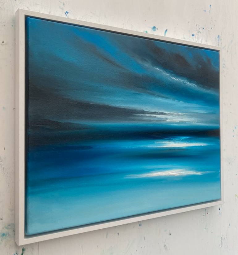 Original Abstract Seascape Painting by Julia Everett