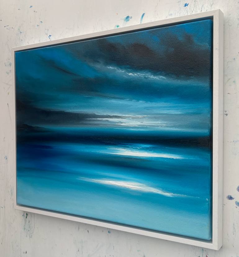 Original Abstract Seascape Painting by Julia Everett