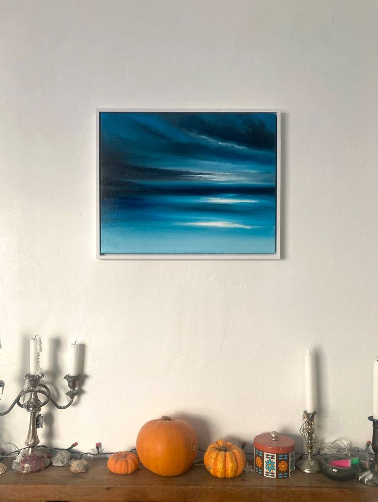 Original Abstract Seascape Painting by Julia Everett