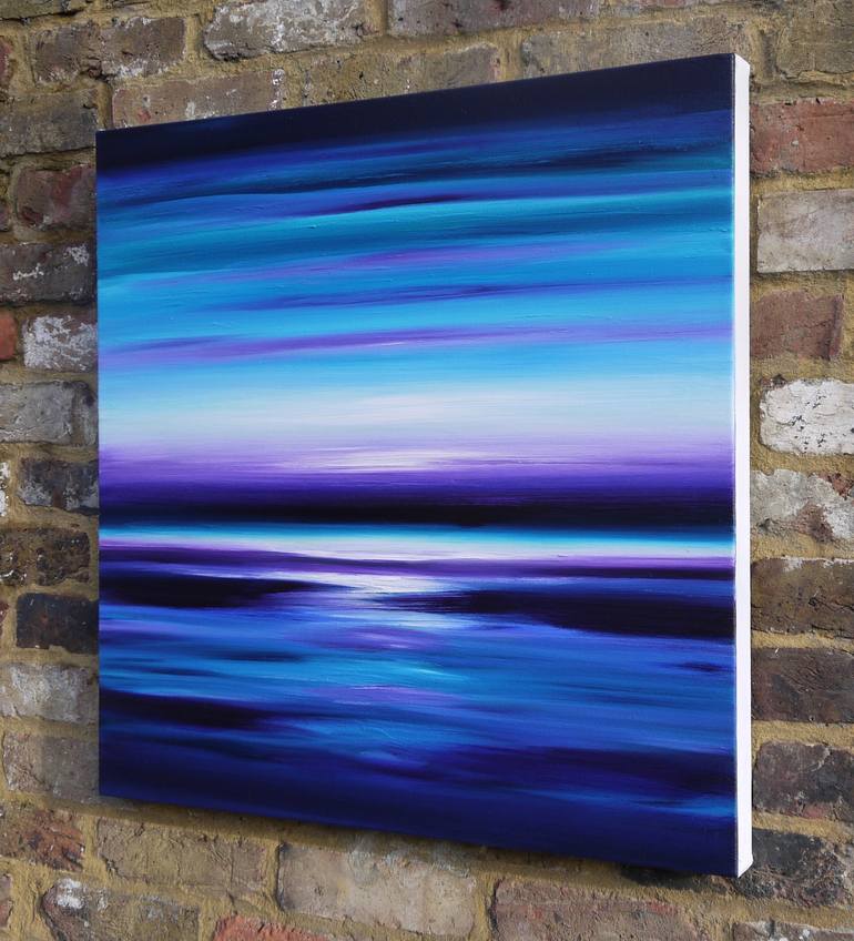Original Abstract Seascape Painting by Julia Everett