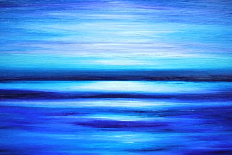 Original Abstract Seascape Painting by Julia Everett