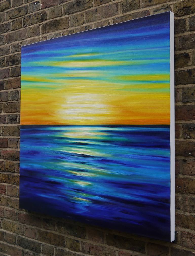 Original Abstract Expressionism Abstract Painting by Julia Everett