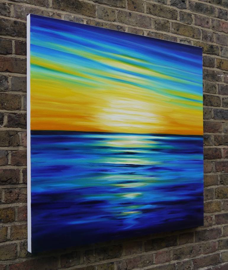 Original Abstract Expressionism Abstract Painting by Julia Everett