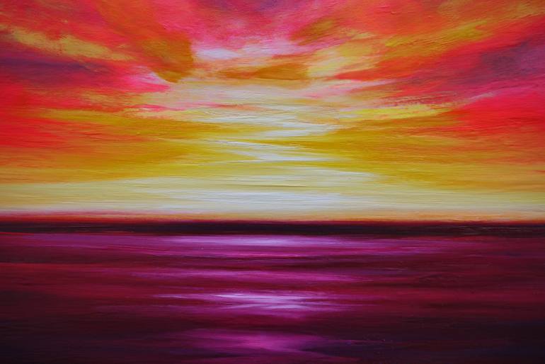 Original Abstract Expressionism Abstract Painting by Julia Everett