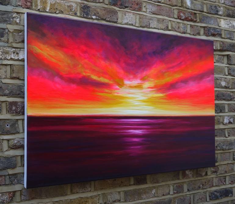 Original Abstract Expressionism Abstract Painting by Julia Everett