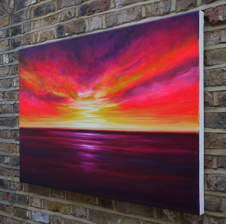 Original Abstract Expressionism Abstract Painting by Julia Everett
