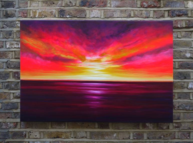 Original Abstract Expressionism Abstract Painting by Julia Everett