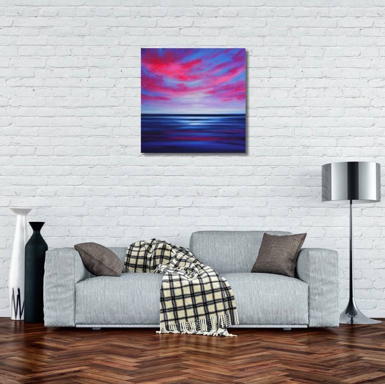 Original Abstract Seascape Painting by Julia Everett