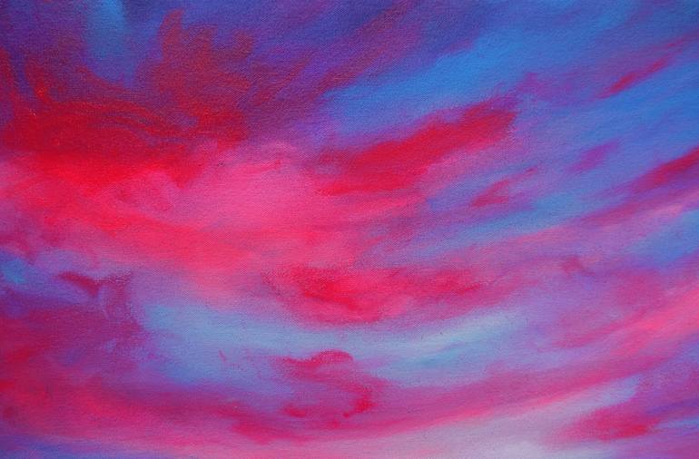 Original Abstract Seascape Painting by Julia Everett