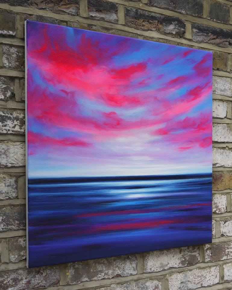 Original Abstract Seascape Painting by Julia Everett