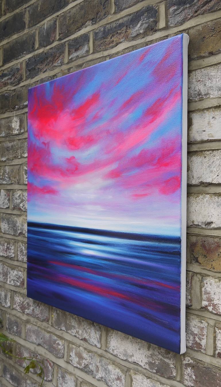 Original Abstract Seascape Painting by Julia Everett