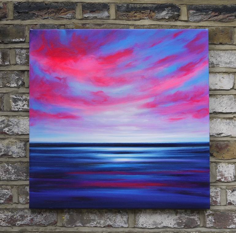 Original Abstract Seascape Painting by Julia Everett
