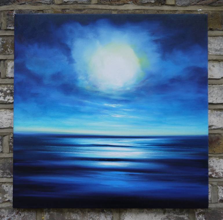 Original Abstract Seascape Painting by Julia Everett