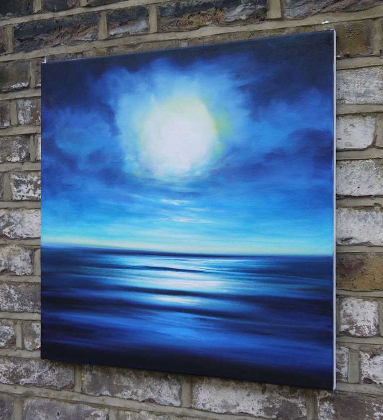 Original Abstract Seascape Painting by Julia Everett