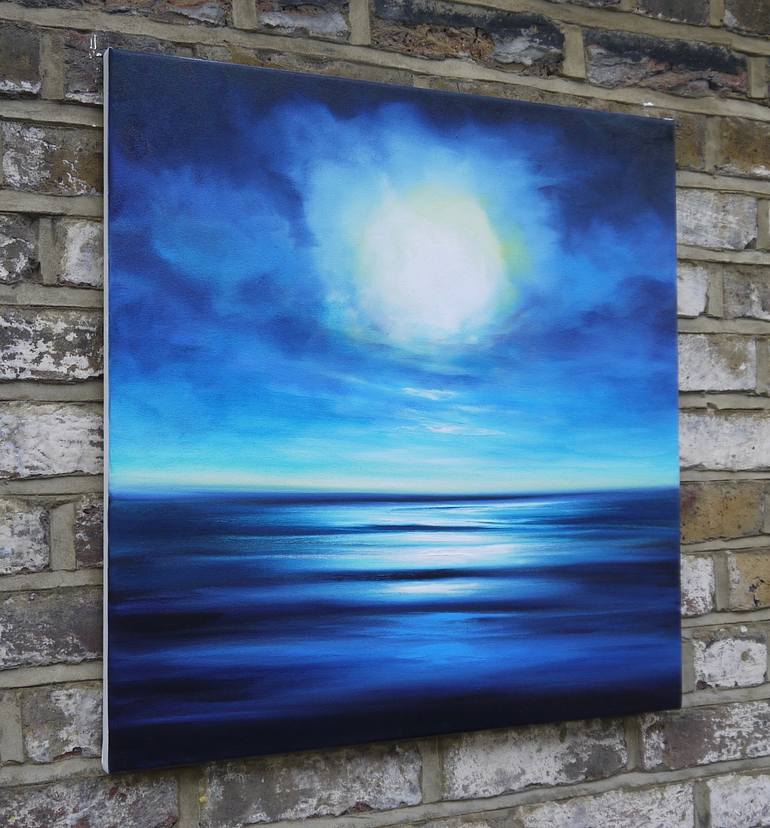 Original Abstract Seascape Painting by Julia Everett