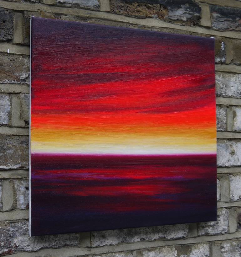 Original Abstract Expressionism Seascape Painting by Julia Everett