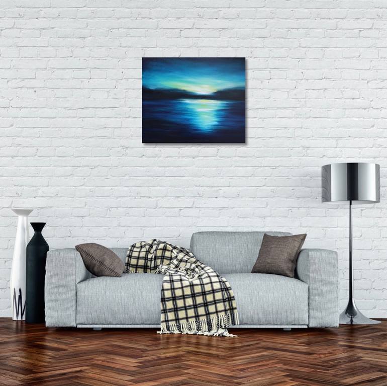 Original Abstract Landscape Painting by Julia Everett