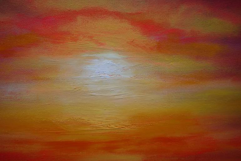 Original Abstract Seascape Painting by Julia Everett