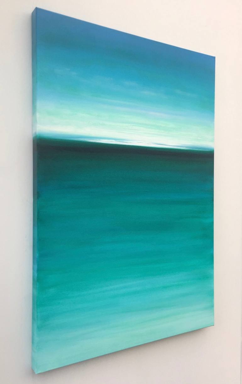 Original Abstract Seascape Painting by Julia Everett