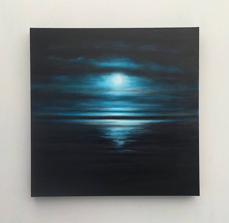 Original Abstract Seascape Painting by Julia Everett