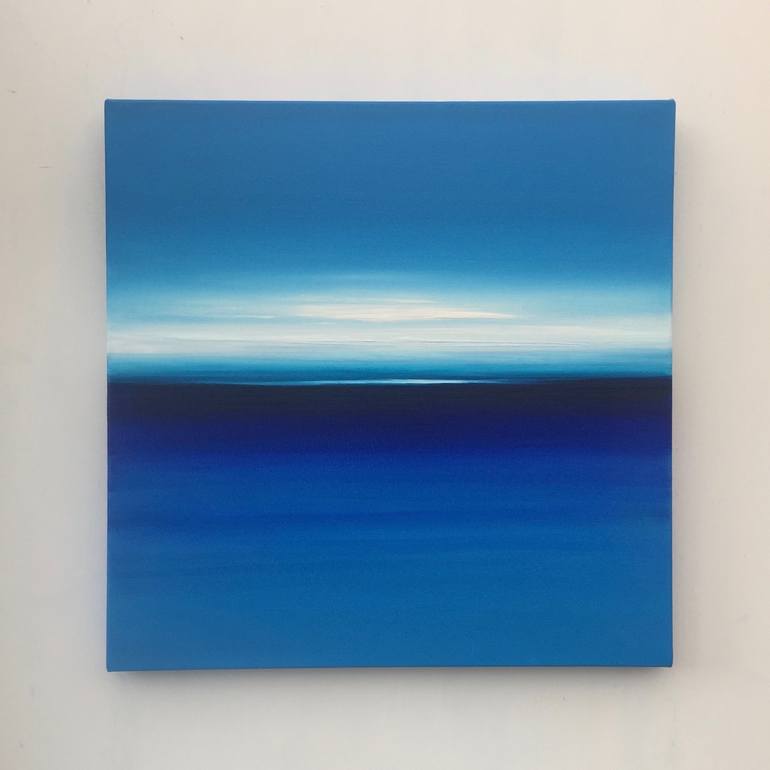 Original Abstract Seascape Painting by Julia Everett