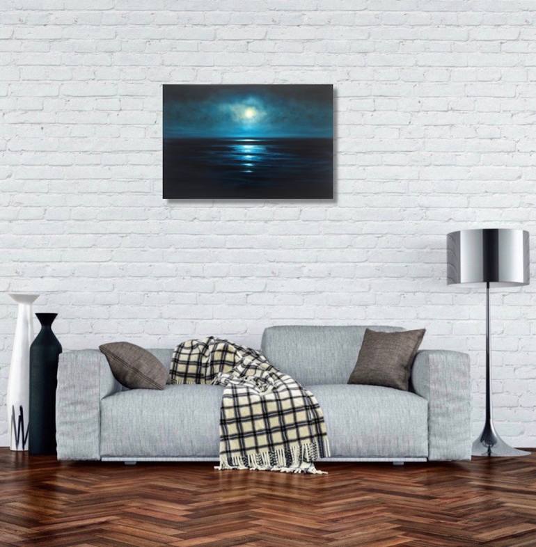 Original Abstract Seascape Painting by Julia Everett