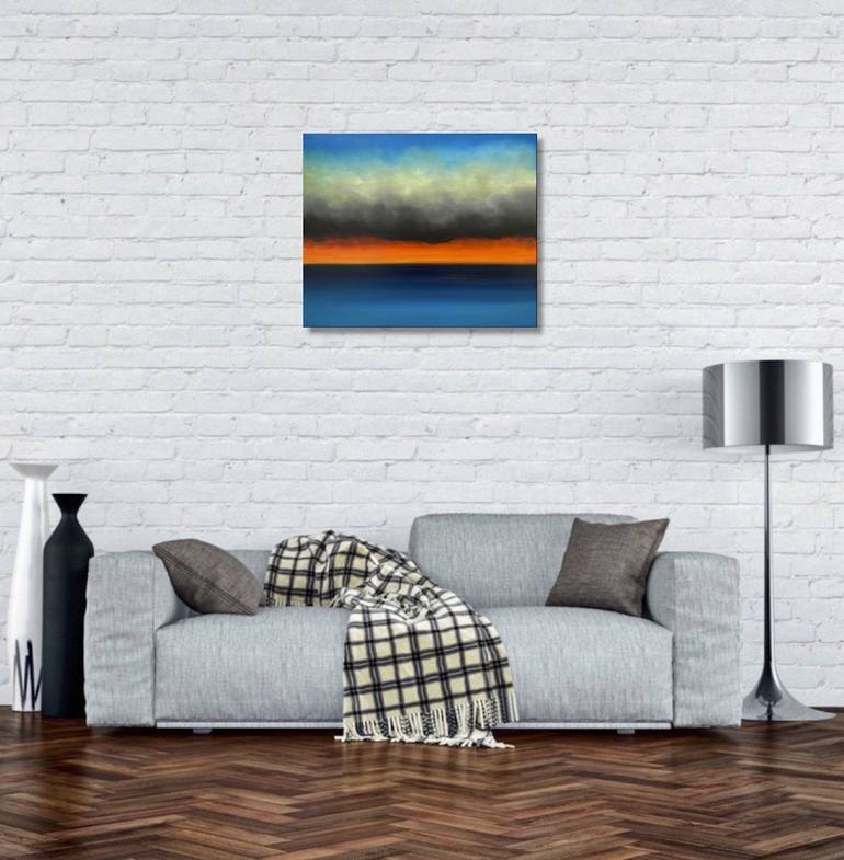 Original Abstract Seascape Painting by Julia Everett