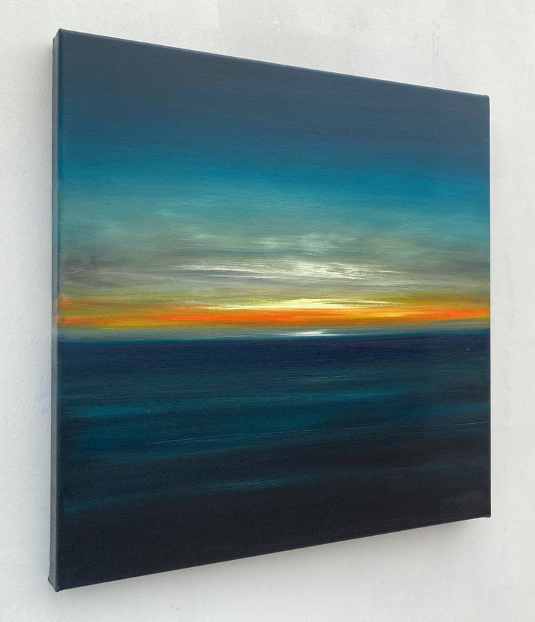 Original Abstract Seascape Painting by Julia Everett