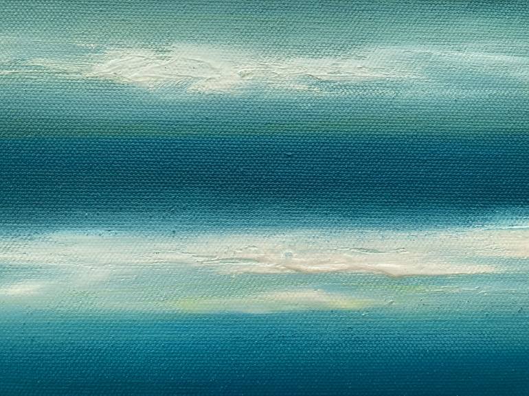 Original Abstract Seascape Painting by Julia Everett