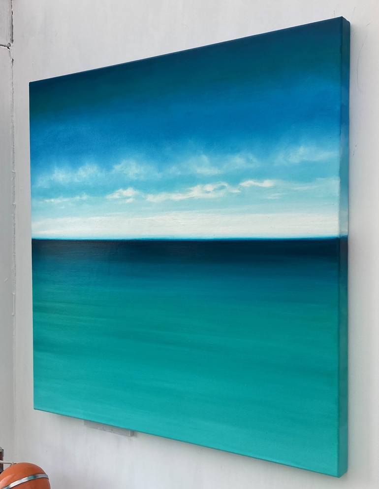 Original Abstract Seascape Painting by Julia Everett