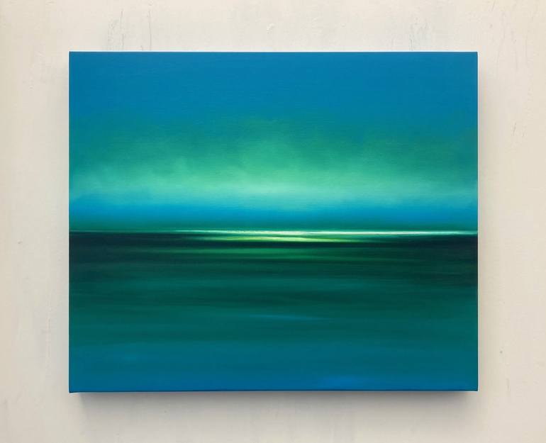 Original Abstract Seascape Painting by Julia Everett