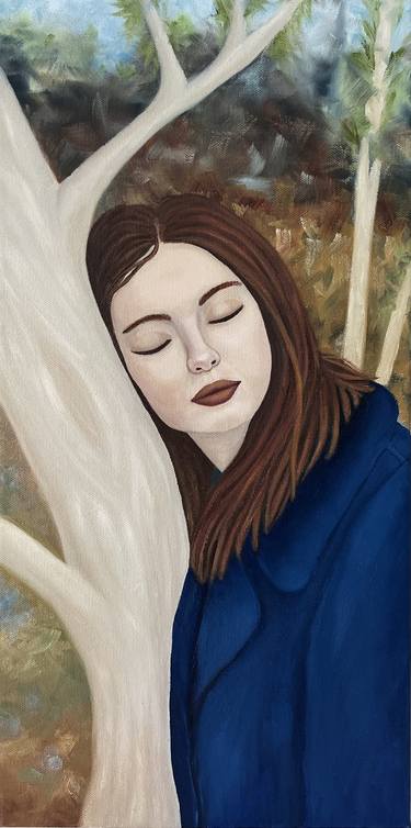 Original Figurative Women Painting by Gladys Jimenez