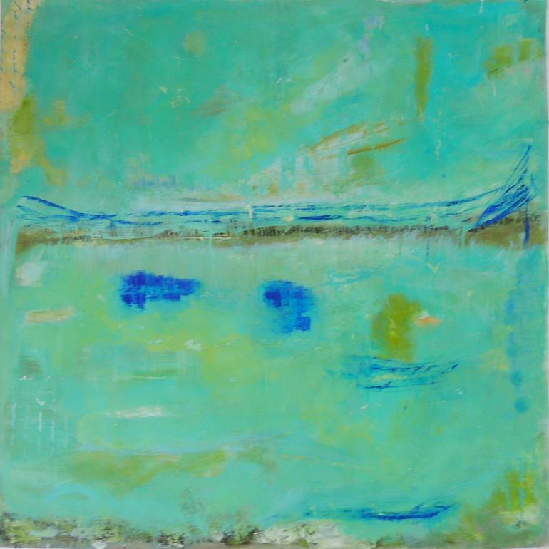 Original Abstract Expressionism Abstract Painting by Eleni Pappa Tsantilis