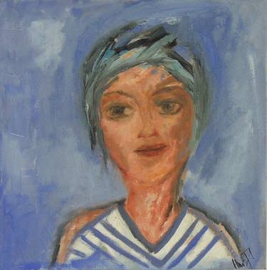 Original Abstract Portrait Paintings by Eleni Pappa Tsantilis