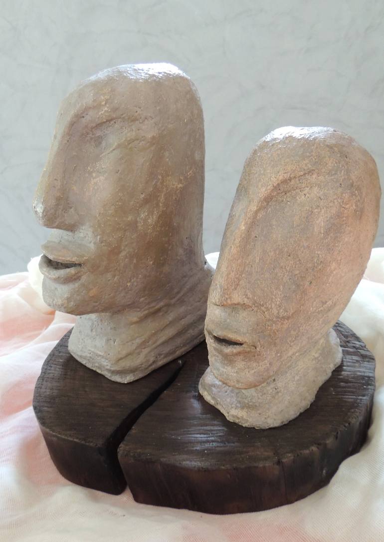 Original Portrait Sculpture by Eleni Pappa Tsantilis