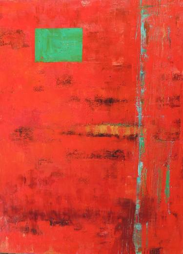 Original Abstract Expressionism Abstract Paintings by Eleni Pappa Tsantilis
