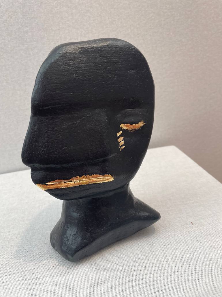 Original Abstract Expressionism People Sculpture by Eleni Pappa Tsantilis