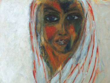 Print of Abstract Expressionism Portrait Paintings by Eleni Pappa Tsantilis