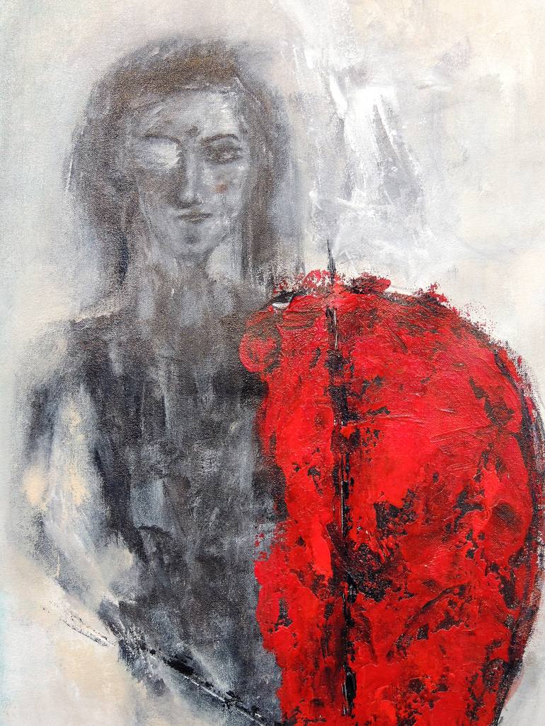 Original Abstract Expressionism Music Painting by Eleni Pappa Tsantilis