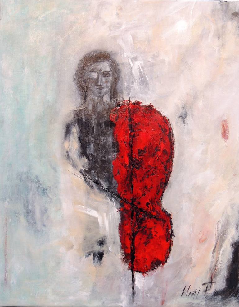 Original Abstract Expressionism Music Painting by Eleni Pappa Tsantilis