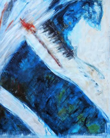 Original Abstract Expressionism Abstract Paintings by Eleni Pappa Tsantilis