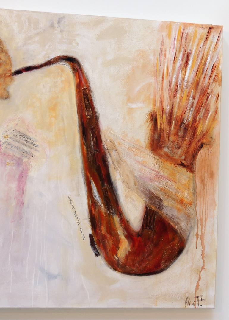 Original Abstract Expressionism Abstract Painting by Eleni Pappa Tsantilis